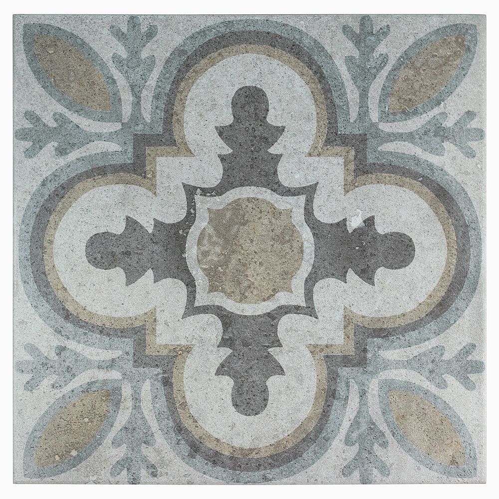 Merola Tile Llanes Perla Granada 131/8inch x 131/8inch Ceramic Floor and Wall Tile (11