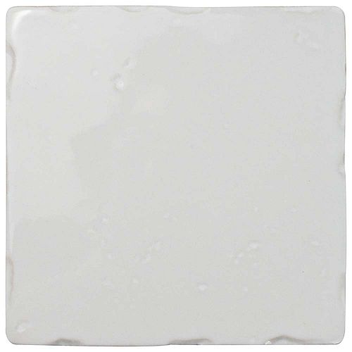 Novecento Square Blanco Viejo 5-1/8-inch x 5-1/8-inch Ceramic Wall Tile (6.02 sq. ft. / case)