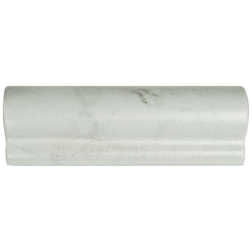 Ceramic Tile Chair Rail : Merola Tile Classico Carrara Glossy London Chair Rail 2 Inch X 6 Inch Ceramic Wall Trim Ti The Home Depot Canada / Vivant glazed wall tile is a timeless collection that delivers flexibility in both style and design.