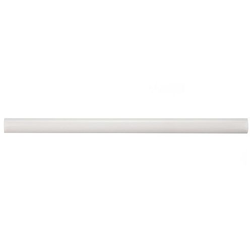 Chester Bianco 1/2-inch x 12-inch Demi-Bullnose Ceramic Wall Trim Tile (5.1 Ln. ft. / case)