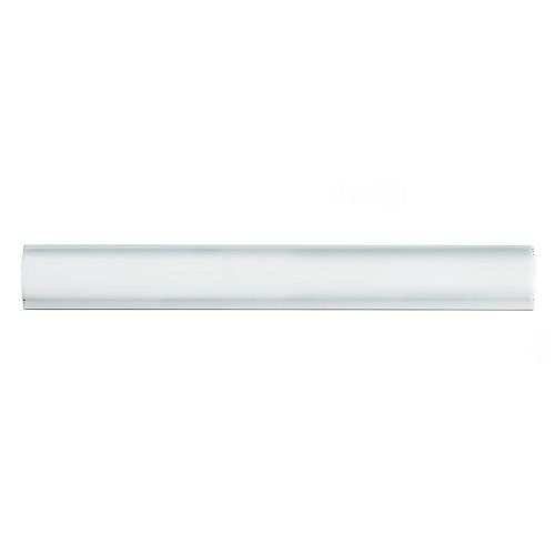 Moldura White 1-inch x 7-7/8-inch Ceramic Pencil Wall Trim Tile (8.13 Ln. ft. / case)