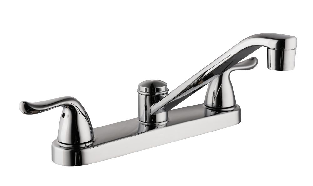 Glacier Bay Constructor 2 Handle Standard Kitchen Faucet In Chrome   P 1001299512 