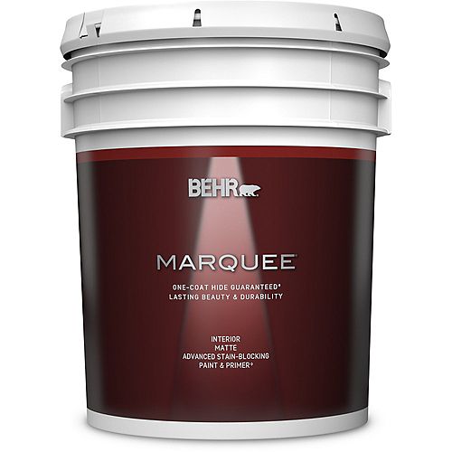 Interior Matte Paint & Primer - Ultra Pure White, 18.9L