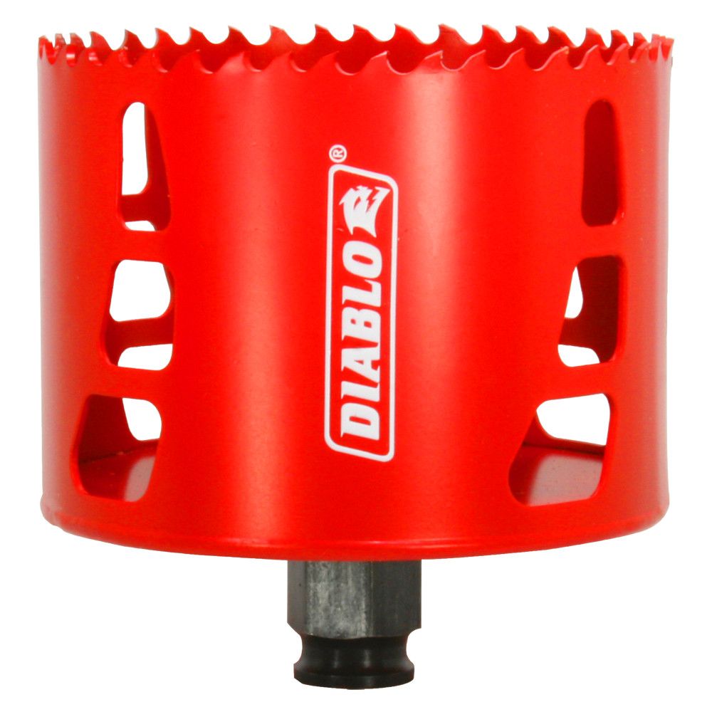 Diablo 3 1/2-Inch Bi-Metal Hole Saw For Wood/Metal Cutting | The Home ...