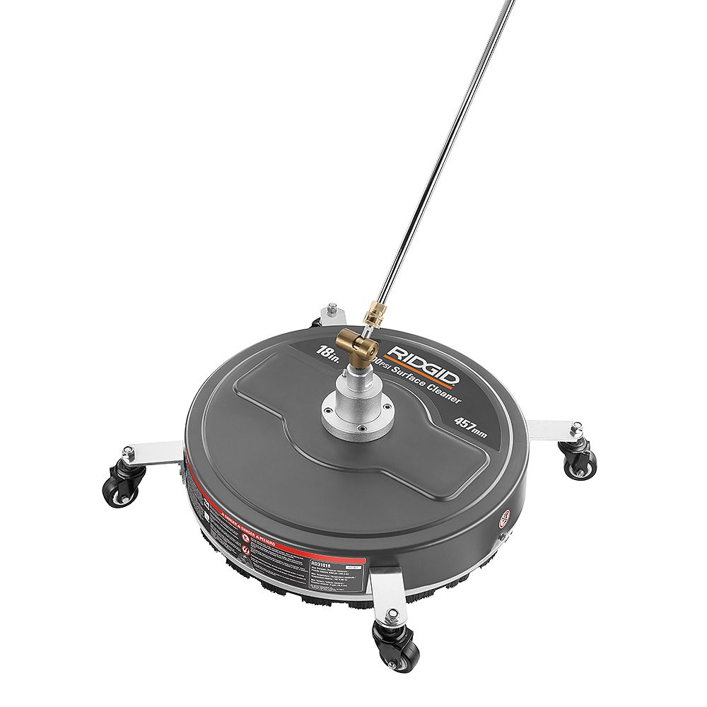 RIDGID ProfessIonal 18inch 4200 PSI Quick Connect Surface Cleaner for Gas Pressure Washer