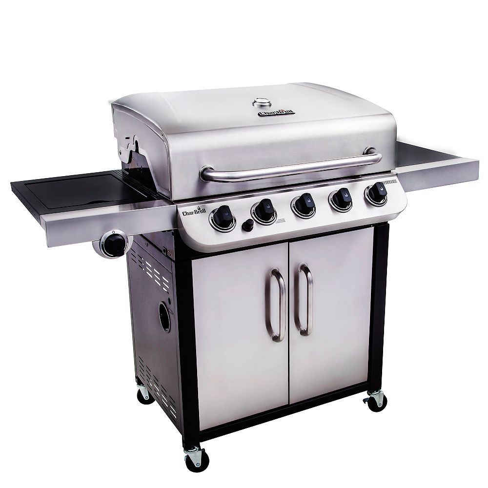 CharBroil Barbecue au gaz à 5 brûleurs Performance, acier inoxydable Home Depot Canada