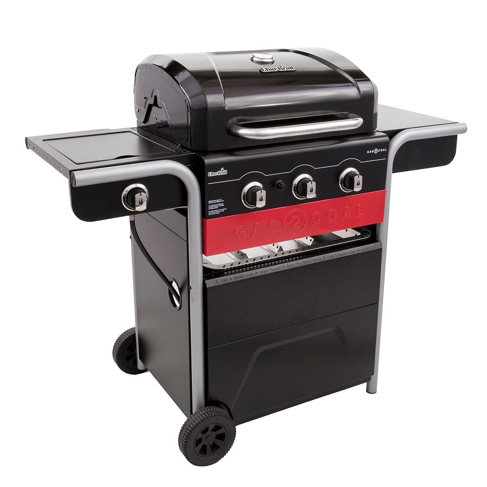 CharBroil Barbecue hybride à 3 brûleurs Gas2Coal® Home Depot Canada