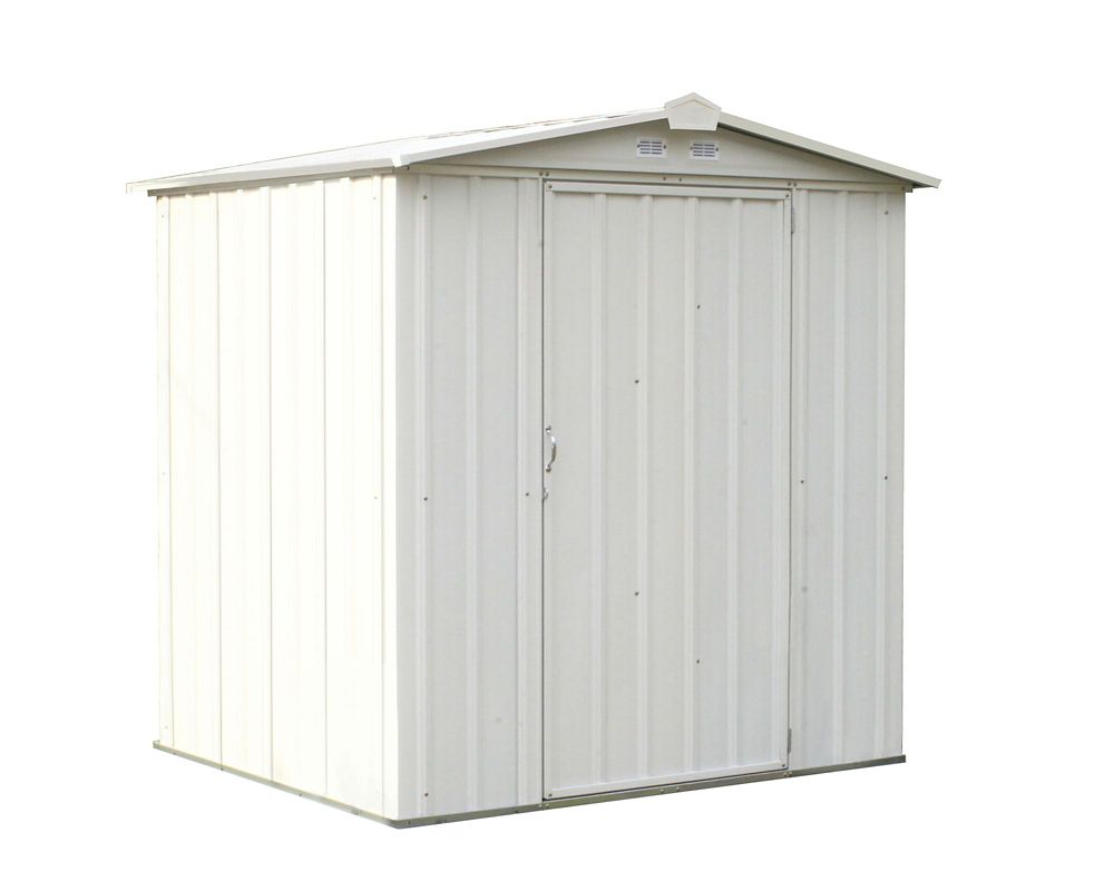 Arrow EZEE Shed 6 Ft. X 5 Ft. Galvanized Steel Storage Shed With Low ...