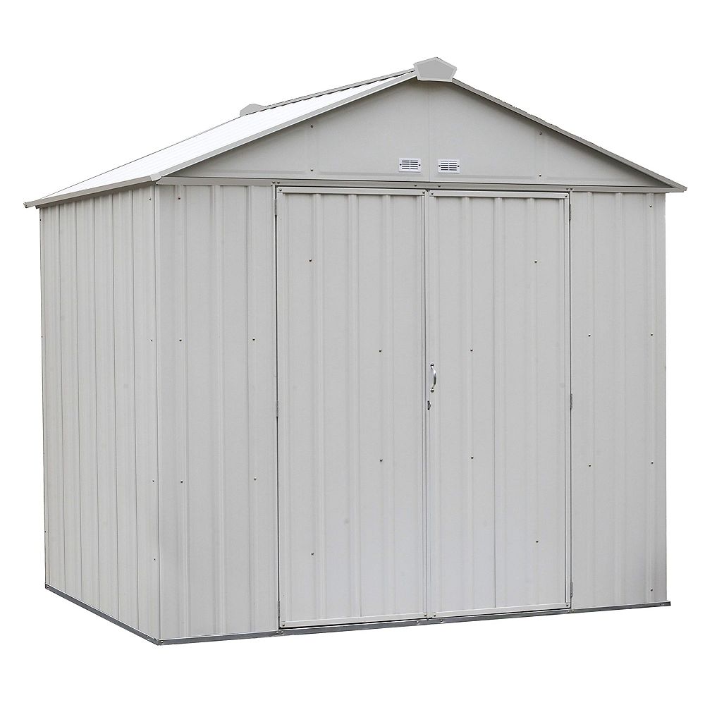 Arrow EZEE Shed Steel Storage 8 x 7 ft. Galvanized High 