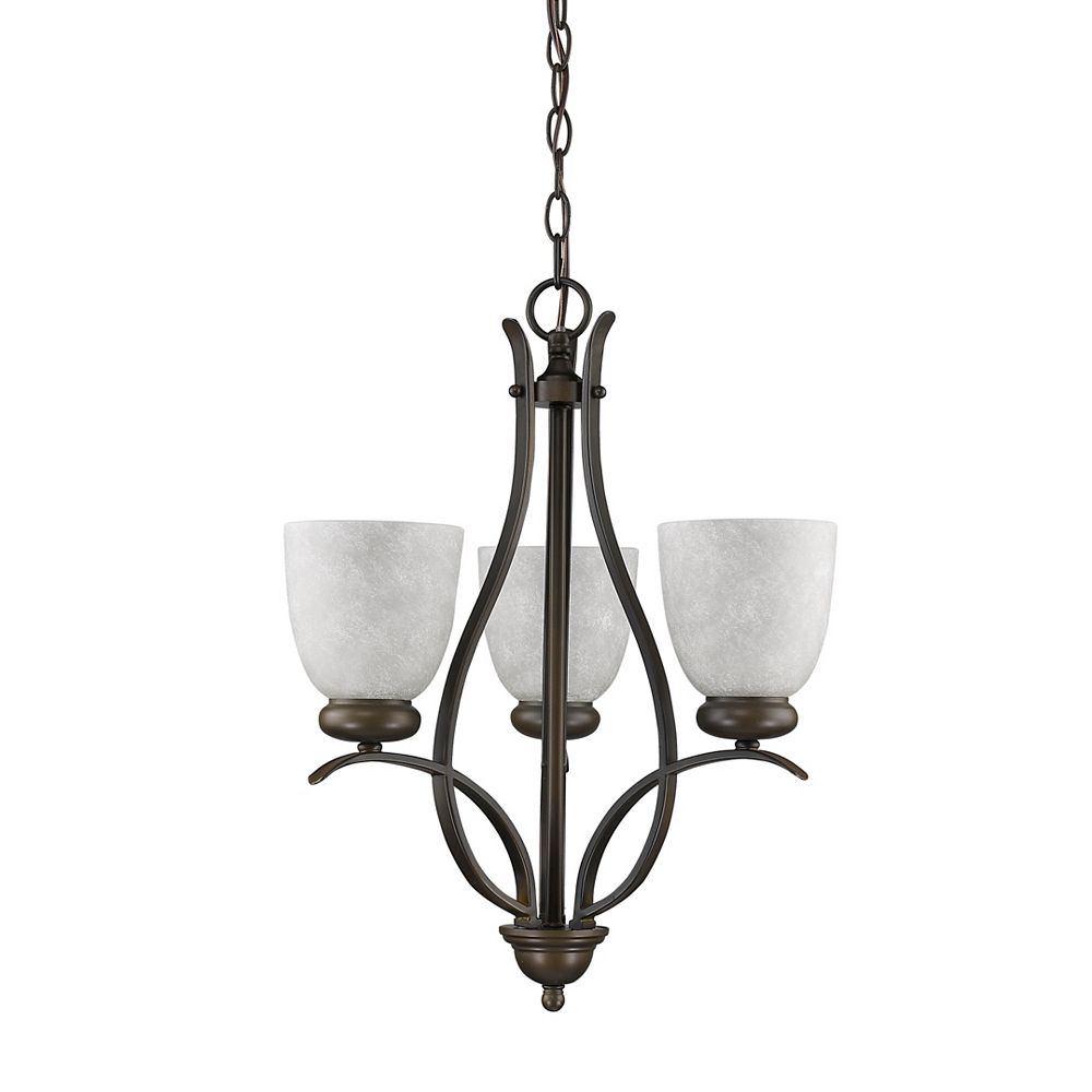 Acclaim Alana 3 Light Mini Chandelier With Glass Shades In Oil Rubbed Bronze The Home Depot Canada Acclaim Alana 3 Light Mini Chandelier, Mini Lamp Shades For Chandeliers Canada