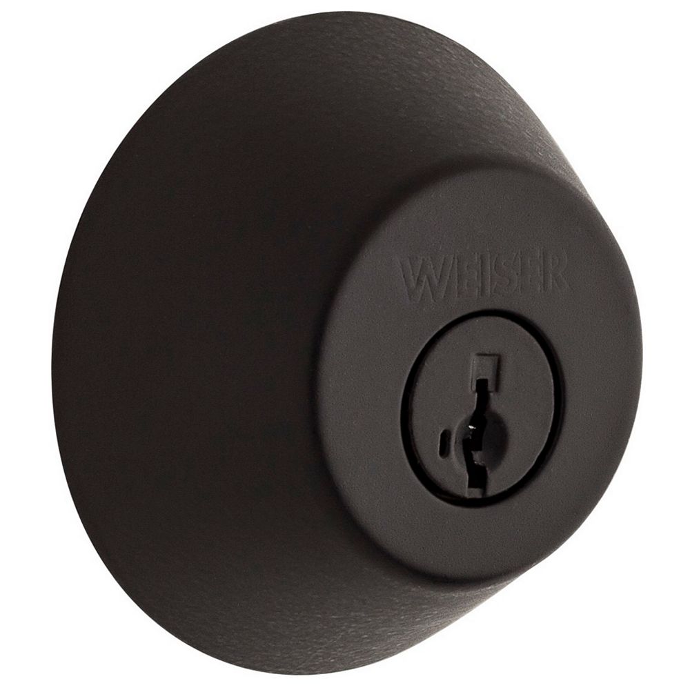 Weiser Home Deadbolt Black The Home Depot Canada