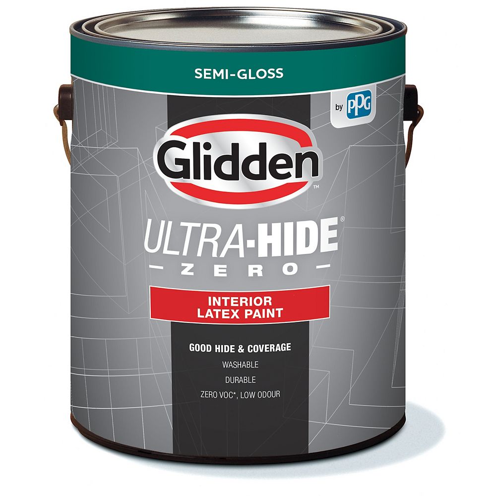 Glidden UltraHide Zero Interior SemiGloss Accent Base 3.37 L The