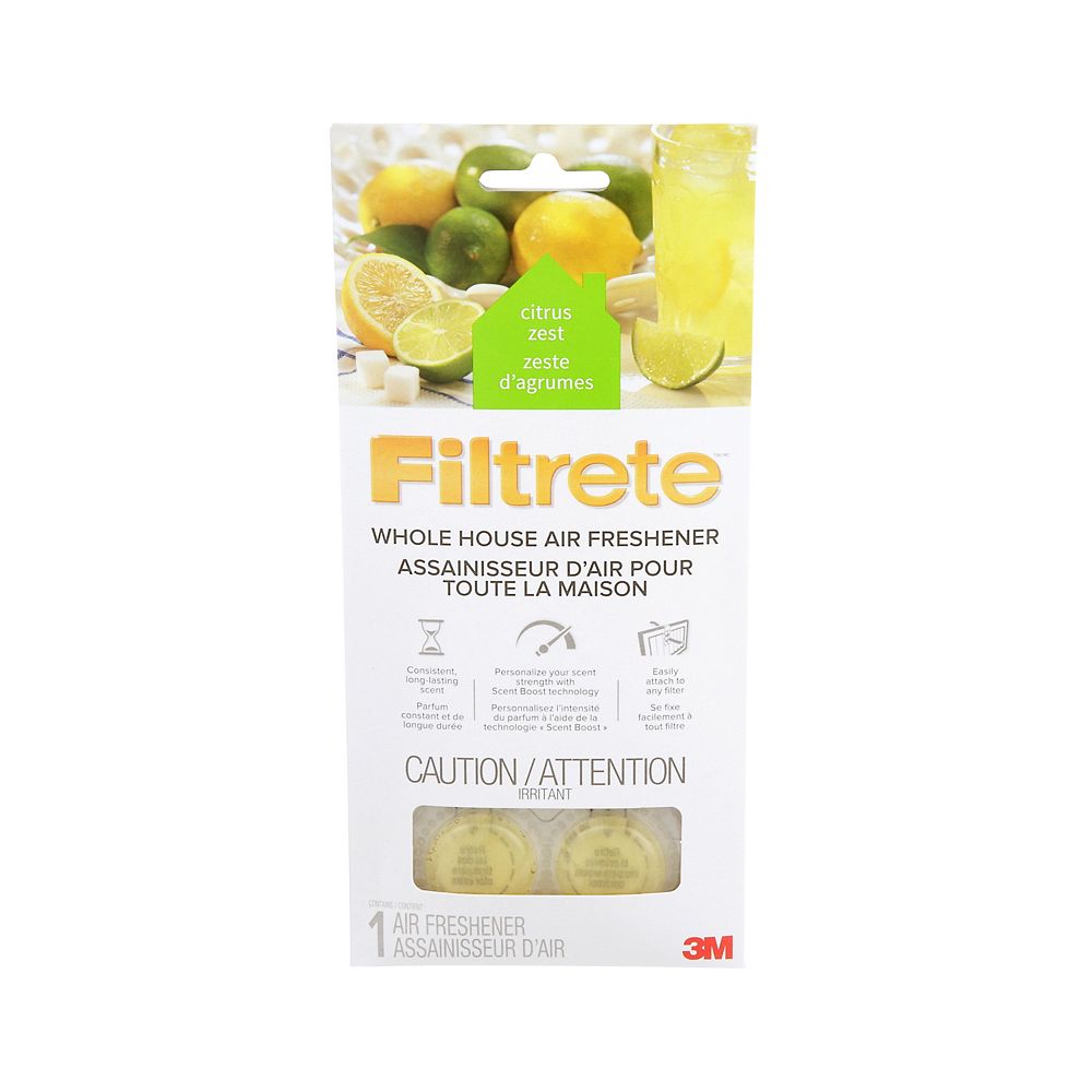 3M Filtrete Whole House Air Freshener WHAF1CZEF, Citrus Zest, 11.7 cm