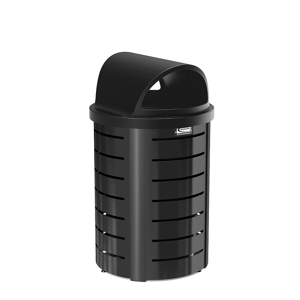 Suncast 35 Gal Metal Touchless Outdoor Trash Can The Home Depot Canada Suncast 35 Gal Metal Touchless Outdoor, Outdoor Garbage Cans Home Depot Canada