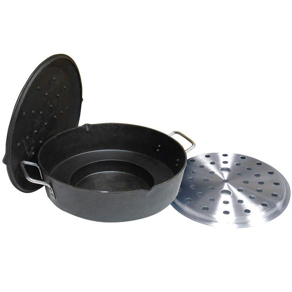 King Kooker 9 Qt. Preseasoned cast Iron Tiered Pot The Home Depot Canada
