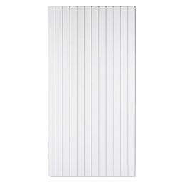 Ultra True Bead 48-inch W x 96-inch H Recycled Wood Wall Panel in Primed White