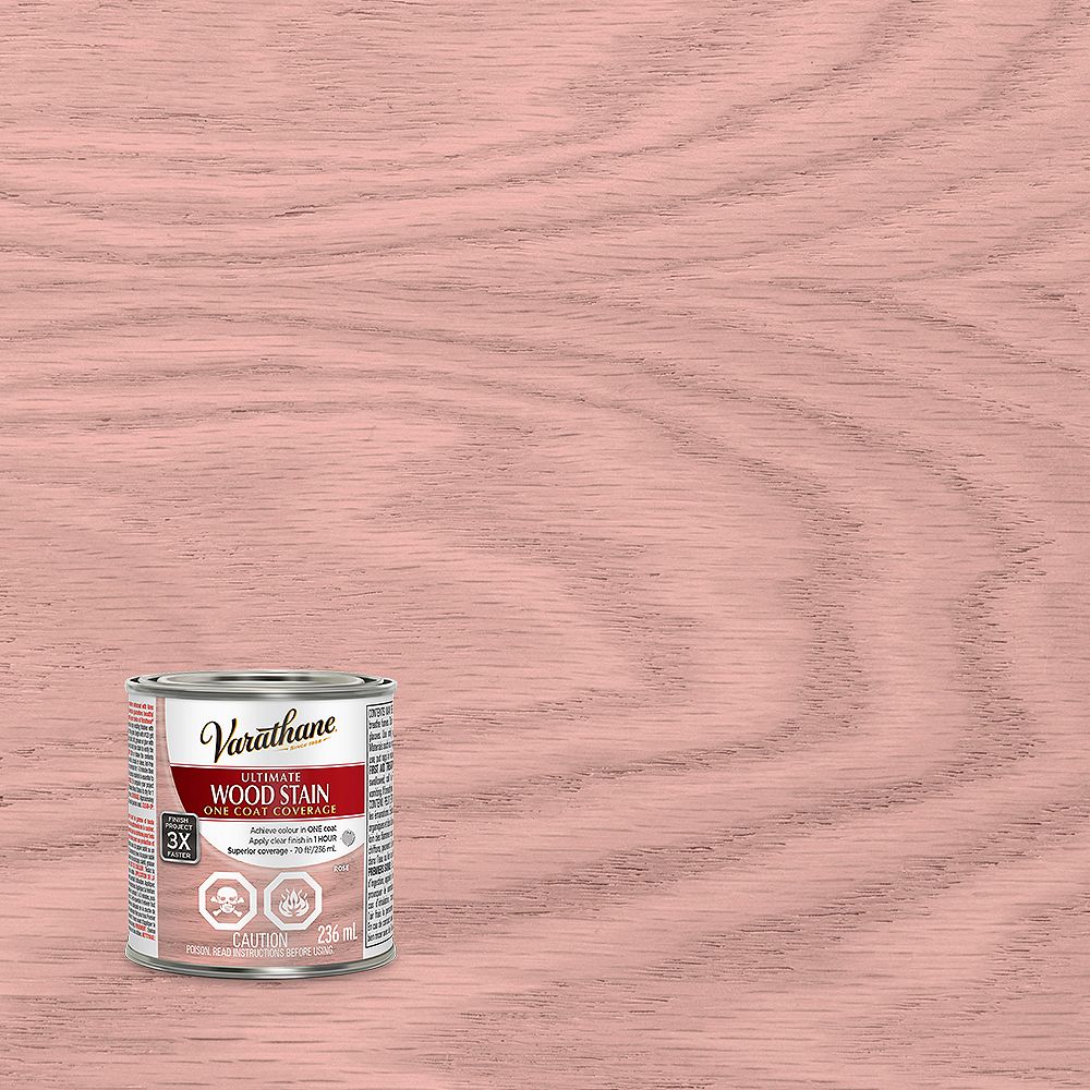 Varathane Ultimate Oil-Based Interior Wood Stain in Rose, 236 mL | The
