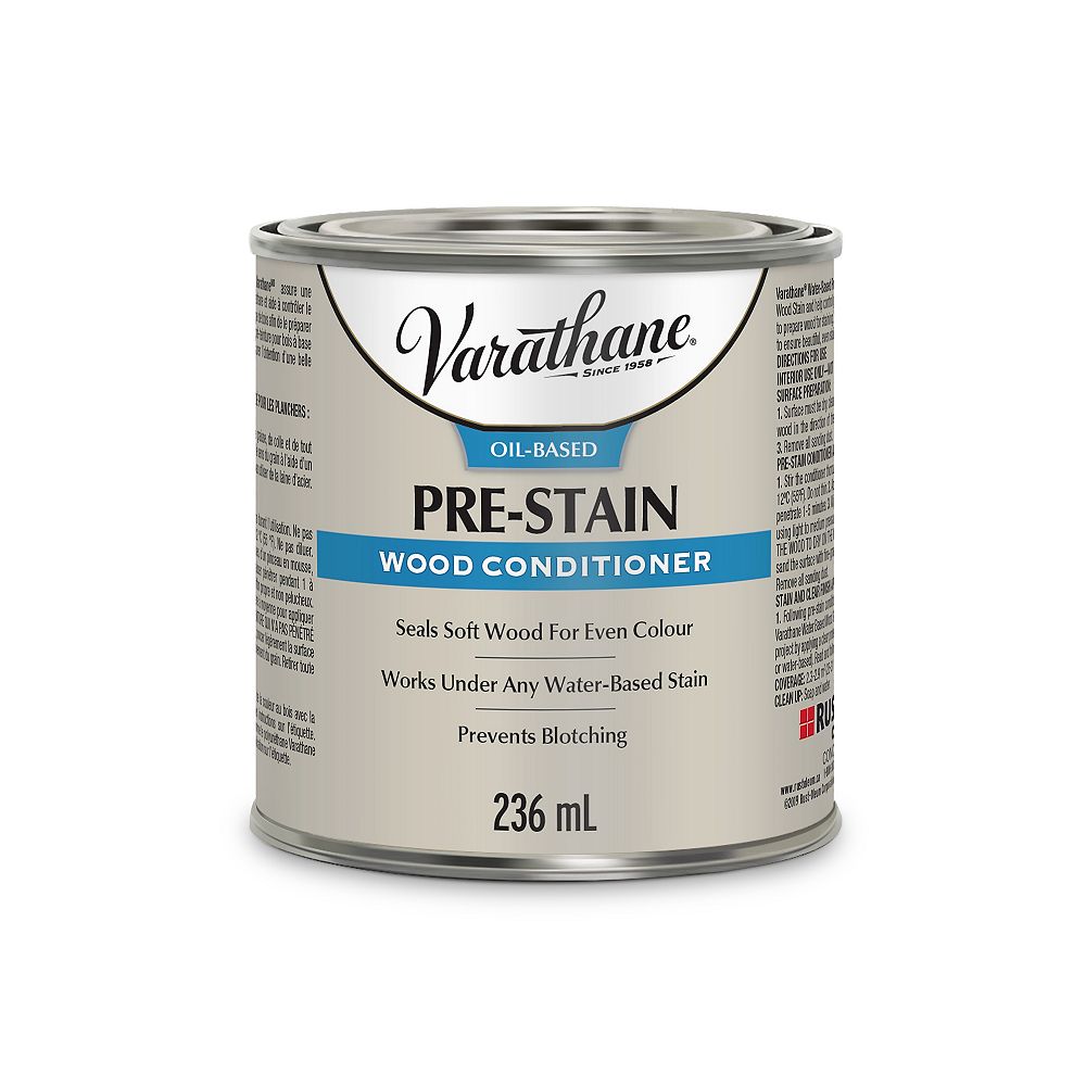 Varathane WaterBased PreStain Wood Conditioner , 236 mL The Home