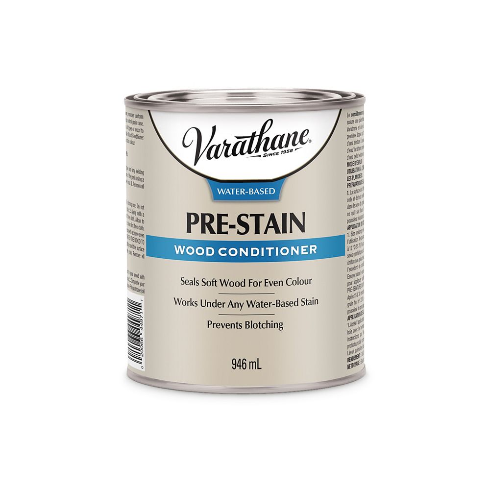 Varathane WaterBased PreStain Wood Conditioner , 946 mL The Home