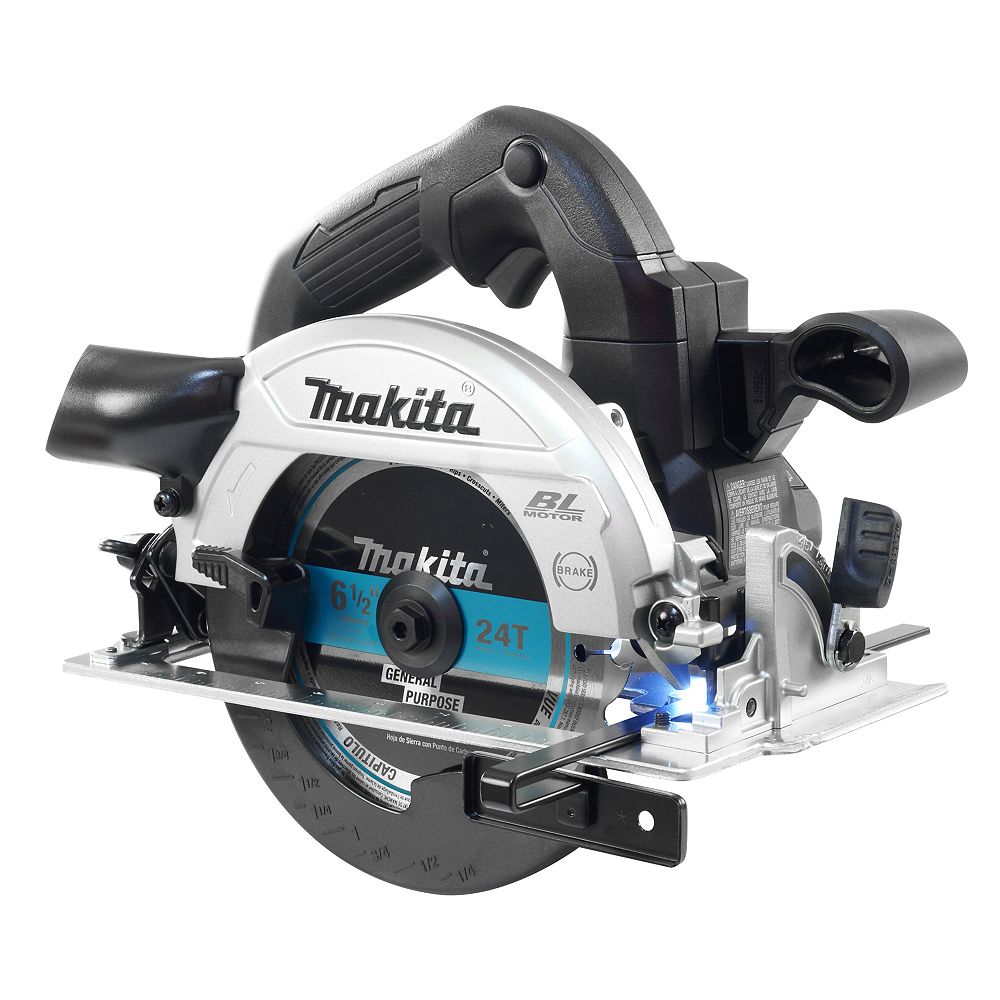 Makita Scie Circulaire Sans Fil 18v Lxt Avec Moteur Sans Balai Outil Seulement Home Depot Canada