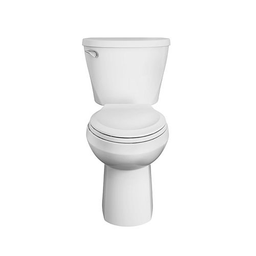 Mainstream 4.8L Single Flush Elongated Comfort Height Toilet in White