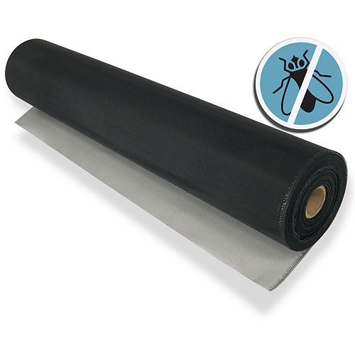 Climaloc Black Micro Mesh Screen 48" X 100' (122 CM X 30.5 M)