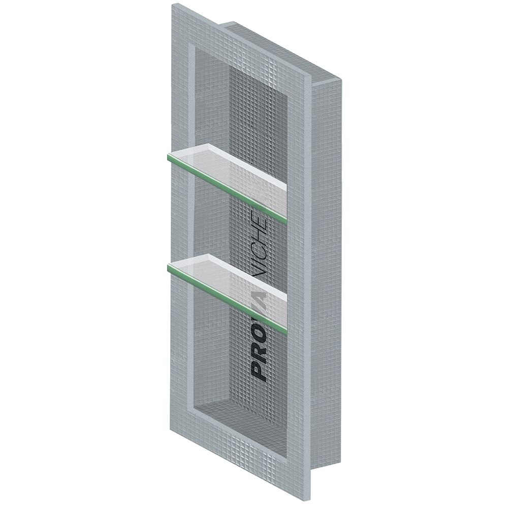 Prova Niche 33 In X 16 In Two Adjustable Shelves The Home Depot Canada