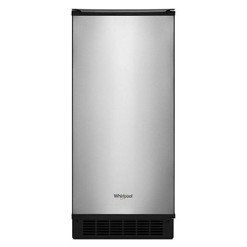 15-inch W 25 lb. Automatic Ice Maker in Fingerprint Resistant Stainless Steel