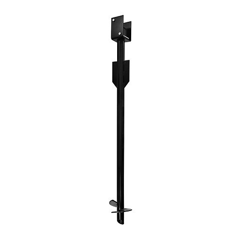 L anchor screw for fence black