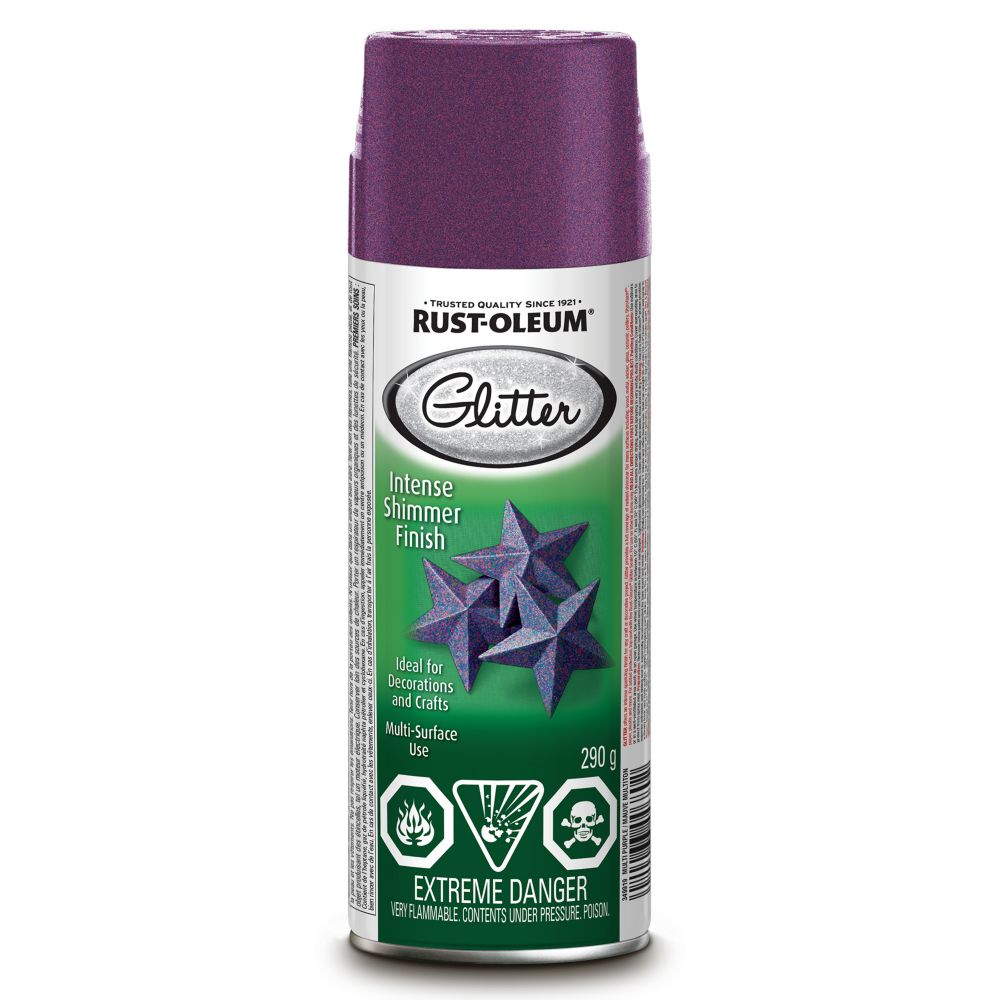 Rust Oleum Specialty Glitter Paint In Multi Purple 290 G Aerosol The   P 1001312414 