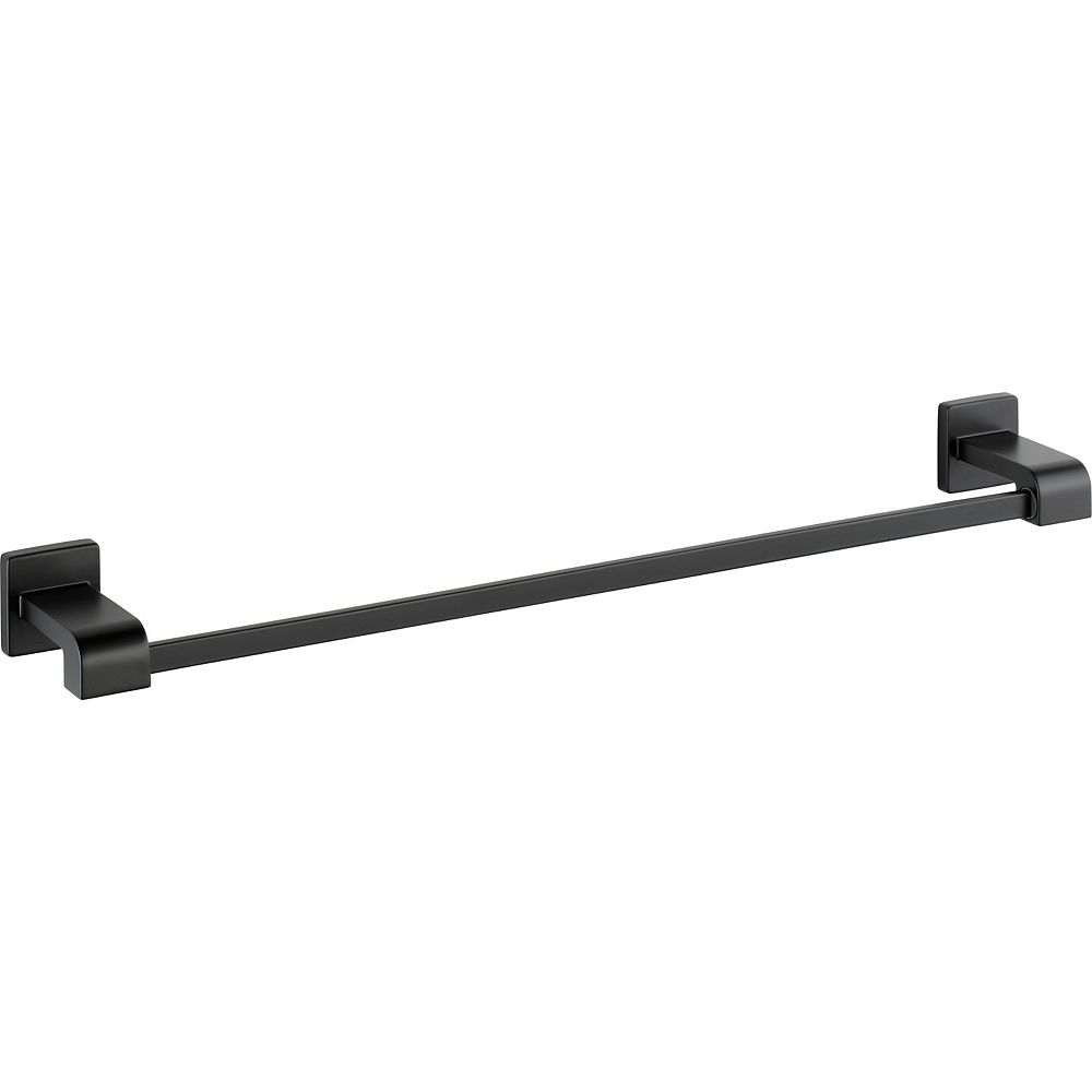Delta Arzo 24inch Towel Bar, Matte Black The Home Depot Canada