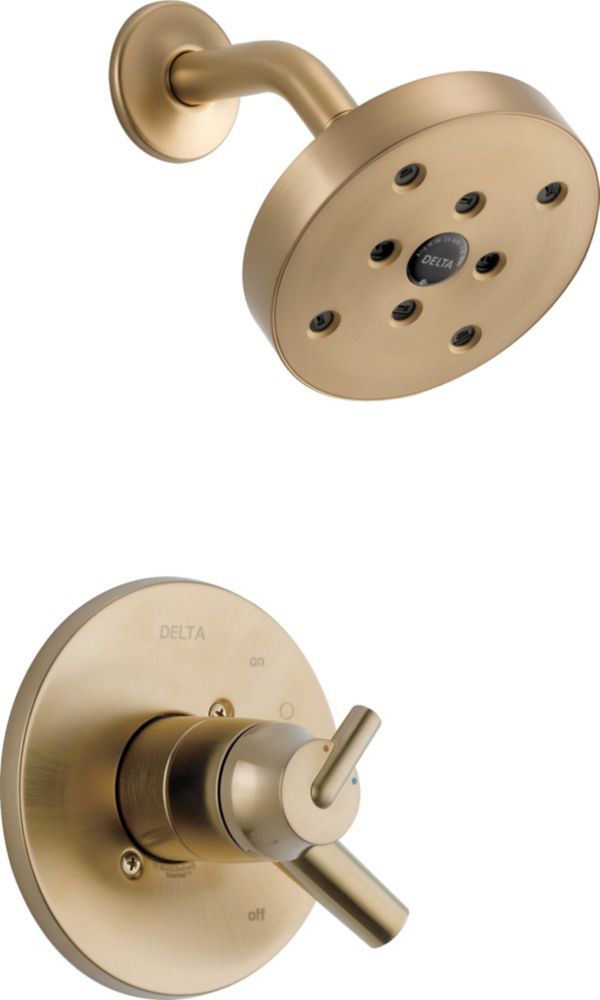 Delta Trinsic 17 Series MultiChoice Shower Trim, Gold (Valve Sold