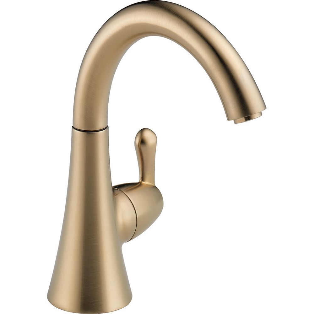 delta champagne bronze waste and overflow