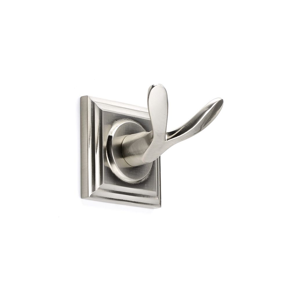 Nystrom Bentley Collection Decorative Bathroom Hook, Brushed Nickel