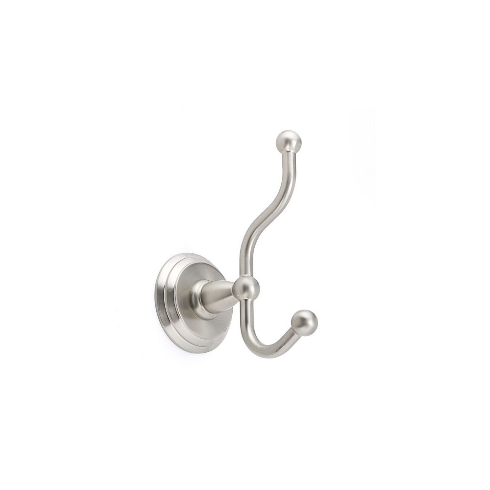 Nystrom Montebello Collection Decorative Bathroom Hook, Brushed Nickel ...