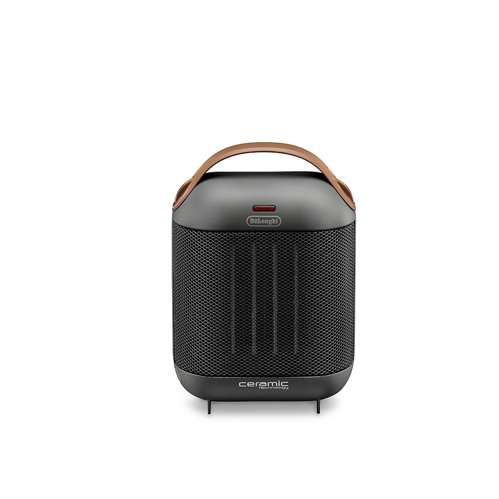 DeLonghi Capsule Ceramic Heater Grey The Home Depot Canada