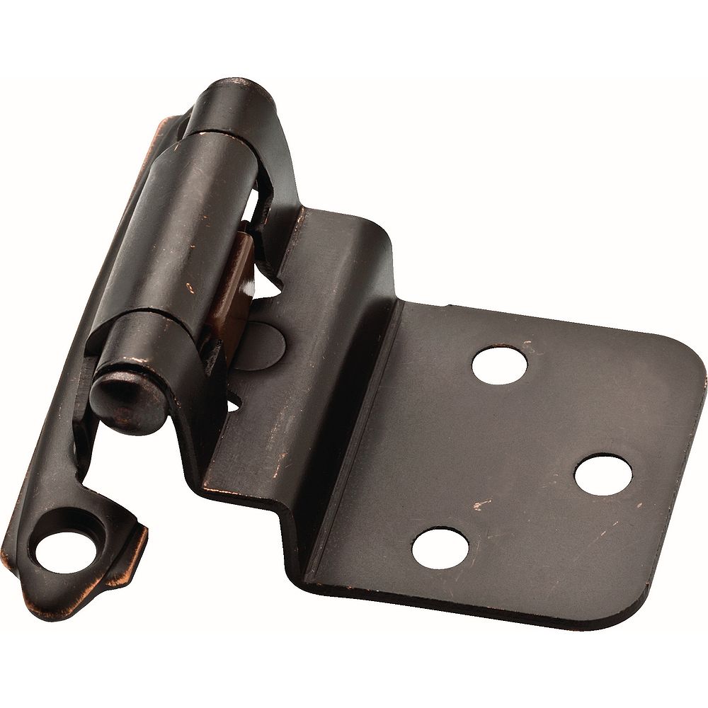 Liberty Bronze 3/8 inch SelfClosing Inset Hinge (1Pair) The Home Depot Canada