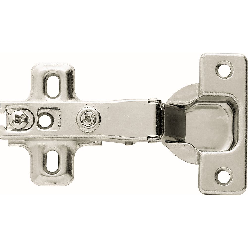 Charnière à Fermeture Douce 35 Mm - Pour Porte D'armoire De Cuisine, Angle 110°, En Acier Nickelé