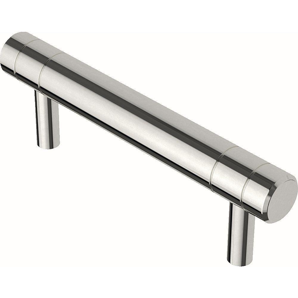 Liberty Etched Modern 3 inch Polished Chrome Bar Pull The