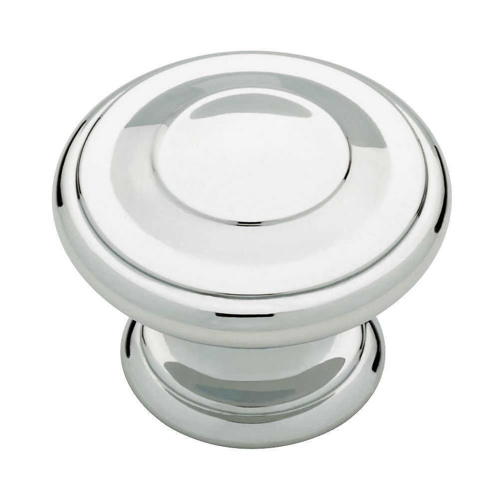 Liberty 13/8 inch Polished Chrome Harmon Knob The Home Depot