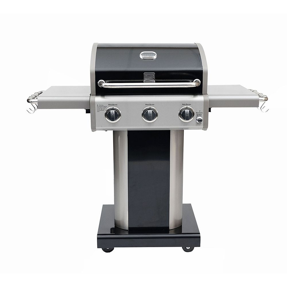 Kenmore 3Burner Pedestal BBQ in Black The Home Depot Canada