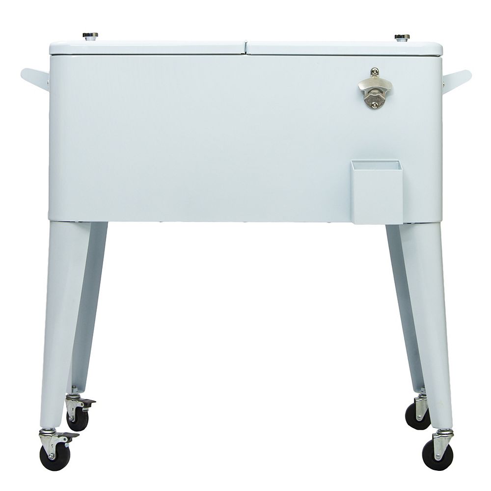 Permasteel Patio Coolers80 QT White The Home Depot Canada