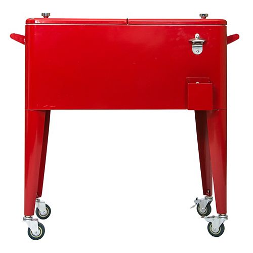 Patio Coolers-80 QT - Red