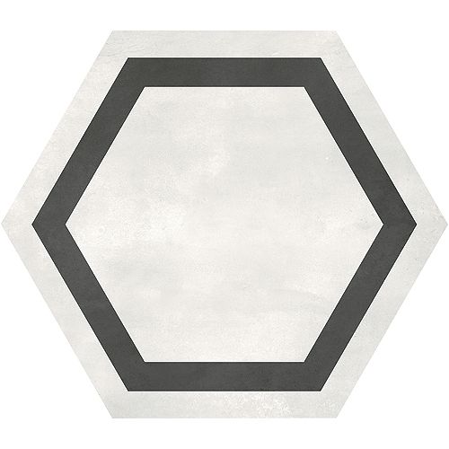 Artisano Arena Hexagon Frame 7-inch x 8-inch High Definition Matte Porcelain Tile (2.8 sq. ft./Case)