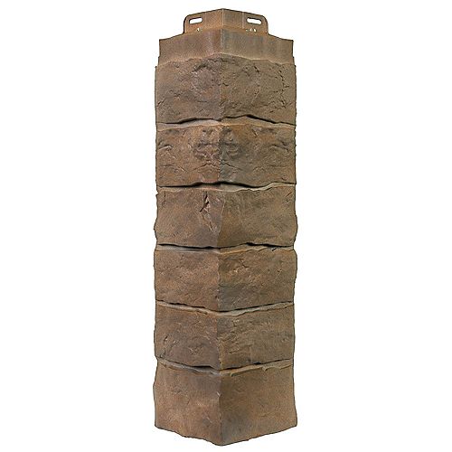 Novik NovikStone SK - Stacked Stone in Moka - Corner (7.92 Ln. Ft. / box)