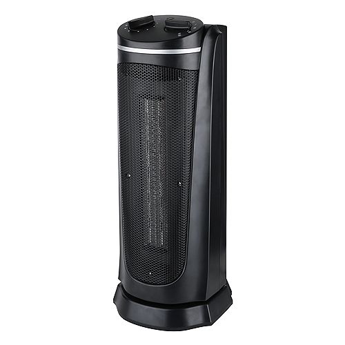 18-inch 1500W Ceramic Tower Heater