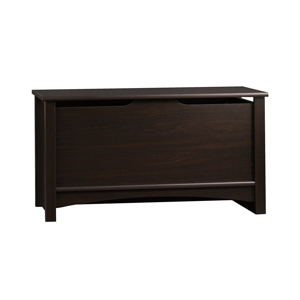 Sauder Woodworking Company Shoal Creek Storage Chest In Jamocha Wood The Home Depot Canada