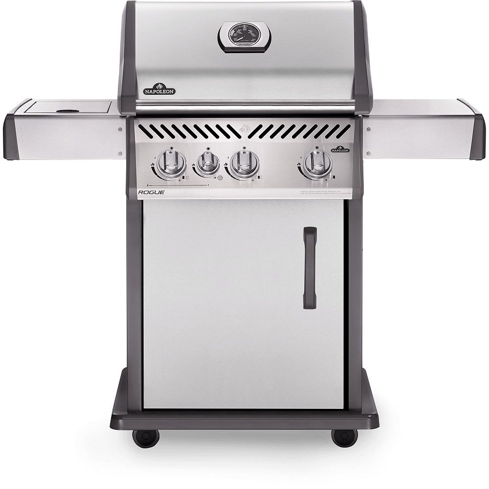 Napoleon Rogue 425 Natural Gas BBQ with Range Side Burner | The Home ...