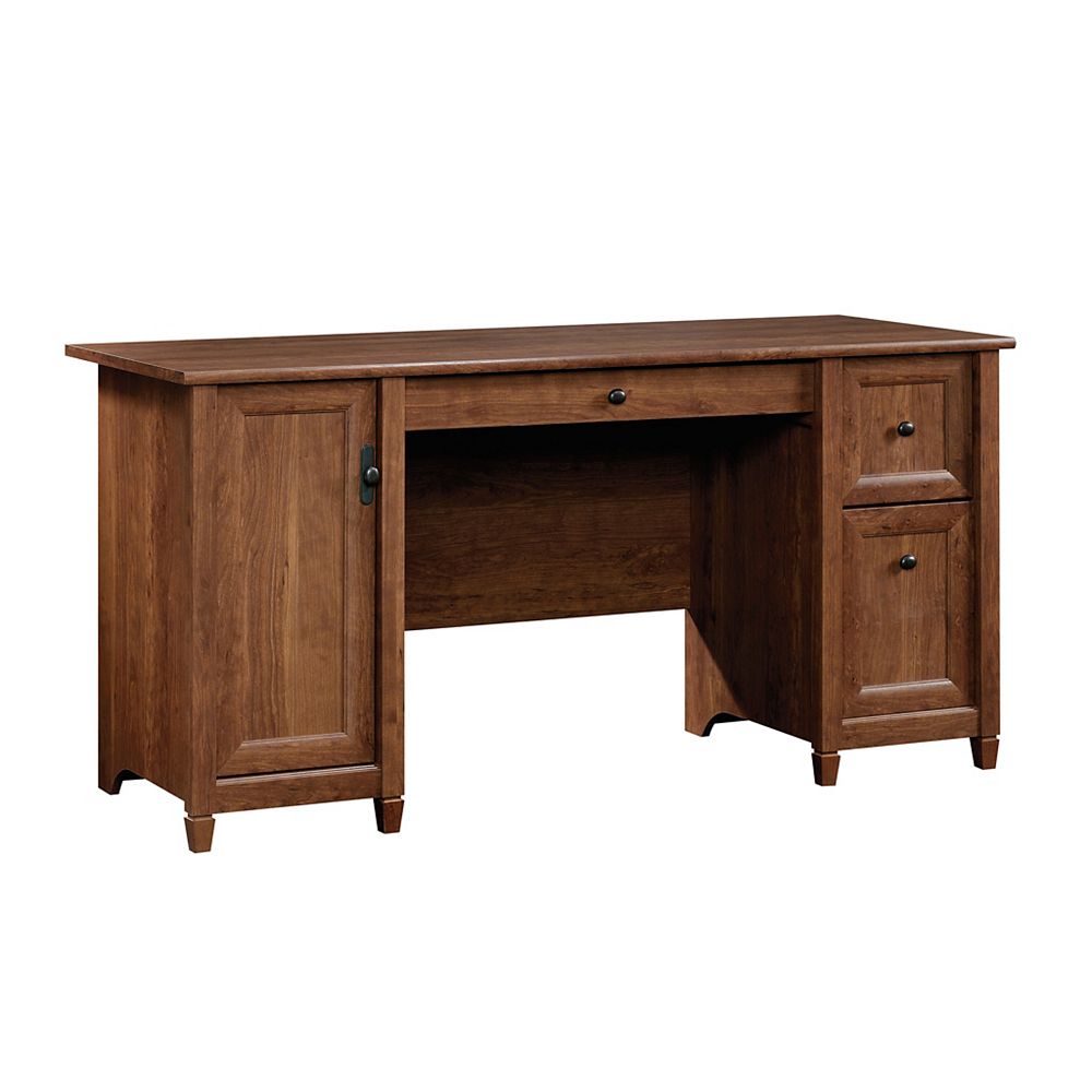 Sauder Woodworking Company Edge Water Computer Desk in Auburn Cherry ...