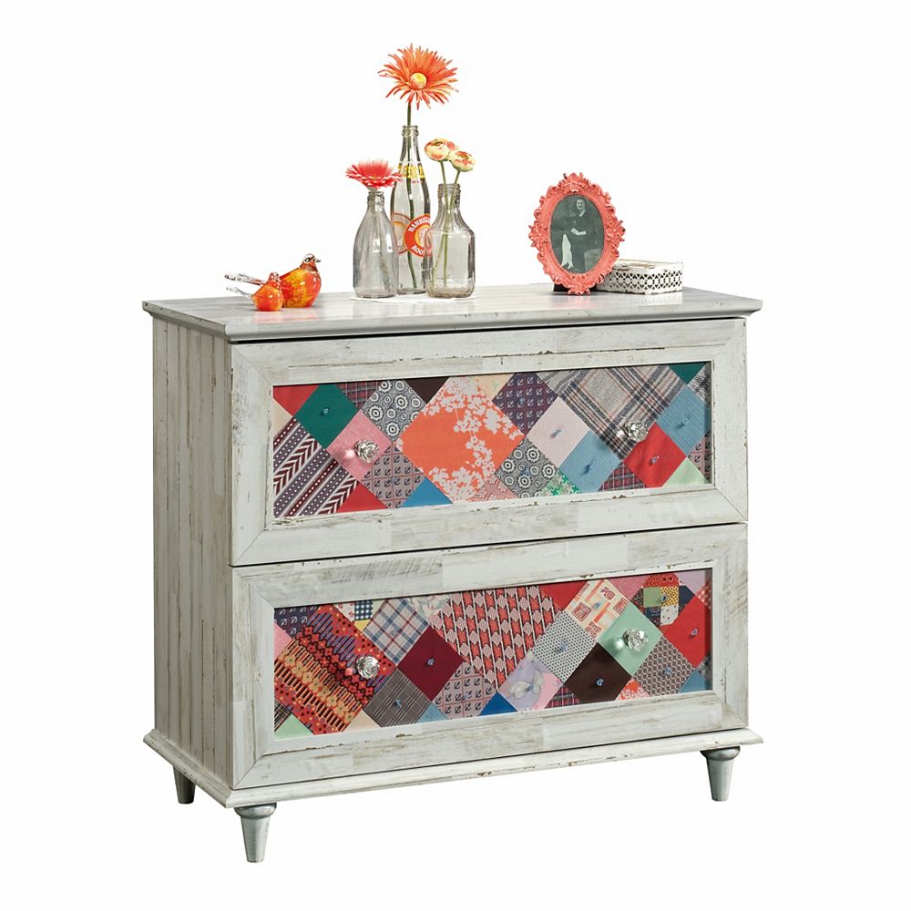 Sauder Woodworking Company Eden Rue Accent Chest in White Plank The